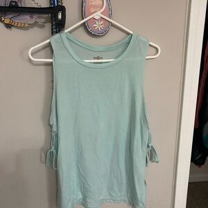 Light Blue Sleeveless Tank Top
